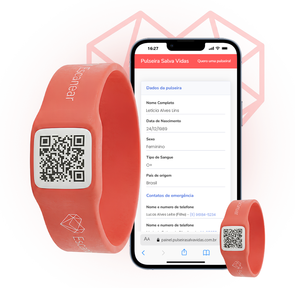 Pulseira Salva Vidas